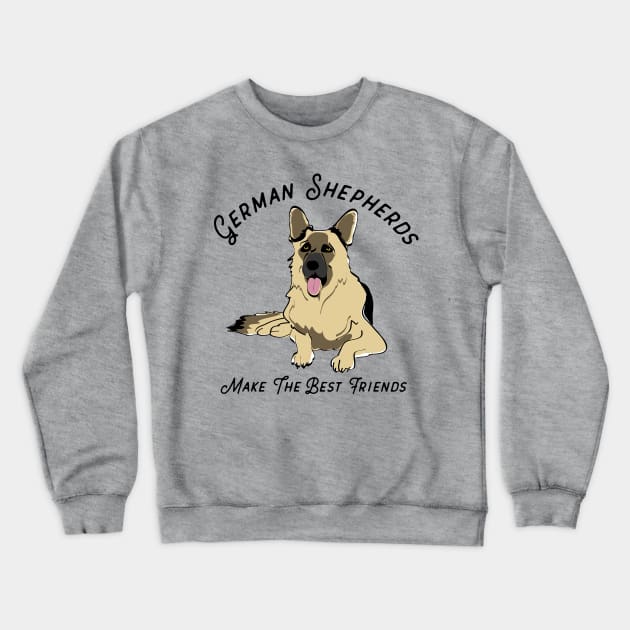 German Shepherd Dog Fan Dog Lover Gifts Crewneck Sweatshirt by atomguy